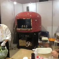 Four à pizza italien commercial à chauffage électrique pour extérieur, idéal pour boulangerie, restaurant, terrasse, cuisson sur mesure 5