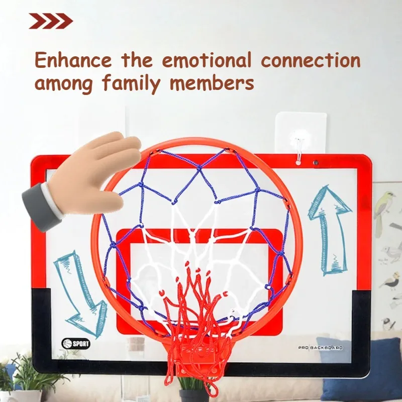 Description Picture 4 of item30cm/11.81in Foldable Basketball Stand Black Red Home Indoor Basketball Stand Wall Mounted Basketball Stand