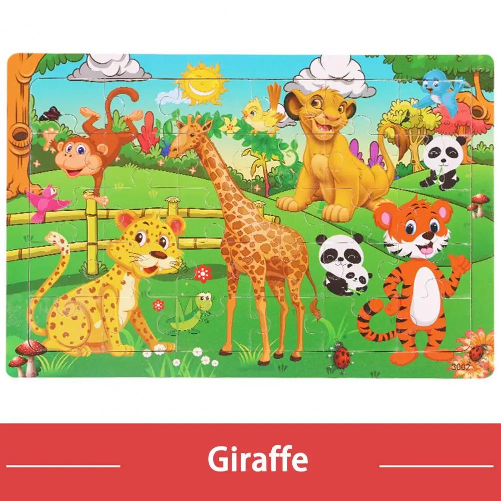 

Brain Game Jigsaw Inspire Concentration Children's Puzzle Eco-friendly Forest Animals Jigsaw Toy Intellectual Development