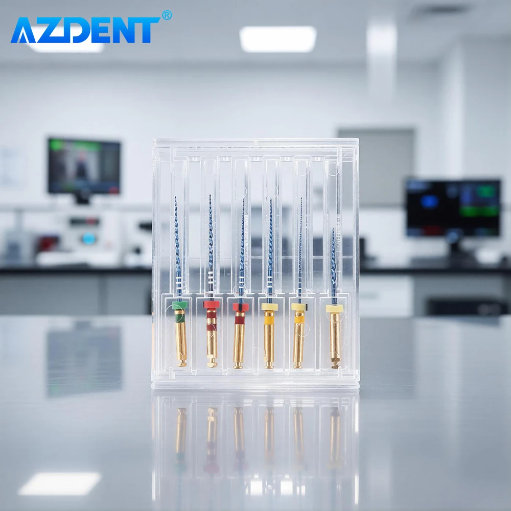 AZDENT 歯科熱活性化ニッケルチタン根管ファイル遠藤形成ファイル 25