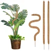 Plant Moss Coir Pole Bendable Plants Climbing Support Extension Palm Vines Stick Indoor Balcony Garden Courtyard Flower Decor