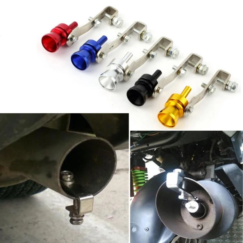 Turbo Sound Whistle Exhaust Pipe Tailpipe Muffle car turbo whistle Car Roar Maker Noise Booster Blow-off Valves BOV Simulator
