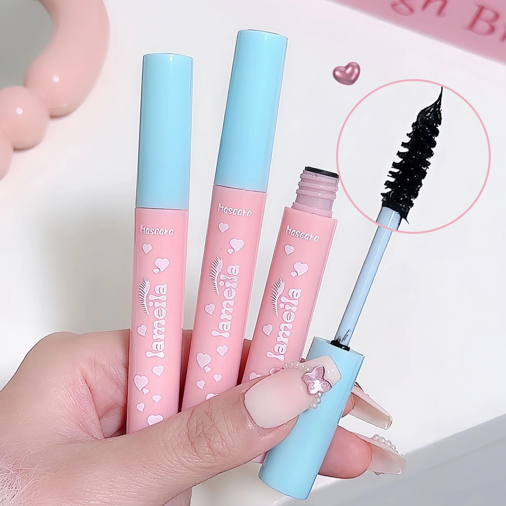 Long-acting Waterproof Mascara For Curled And Extended Eyelashes_voghion.com