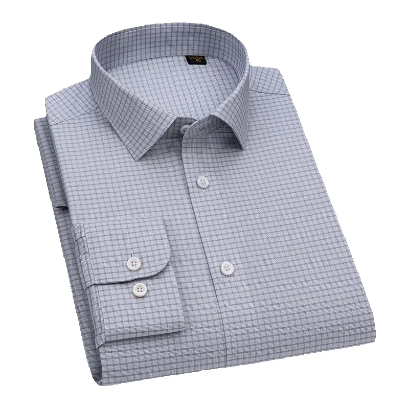 CT 【Fadenzahl 200, vierlagig】DP Ready-to-Wear, bügelfrei, hochwertige, reine Baumwolle, Langarm, für Herren, Business, Professional_voghion.com