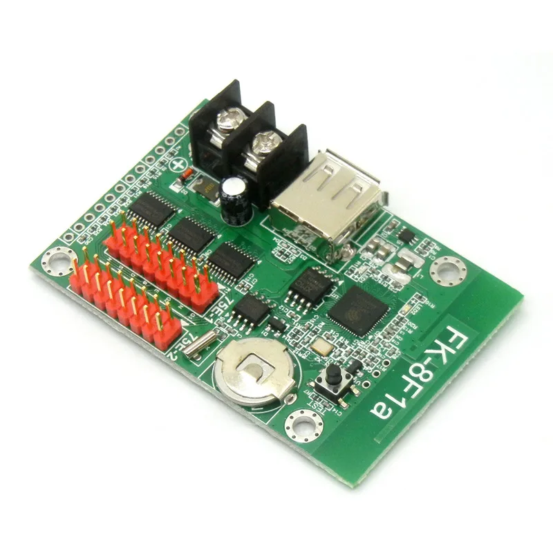 FK-8F1A FK-8F1 Wifi LED 제어 카드 Hub75 포트 P2.5 P3 P4 P5 P6 P10 풀 컬러 LED 디스플레이 비동기 USB RGB 컨트롤러