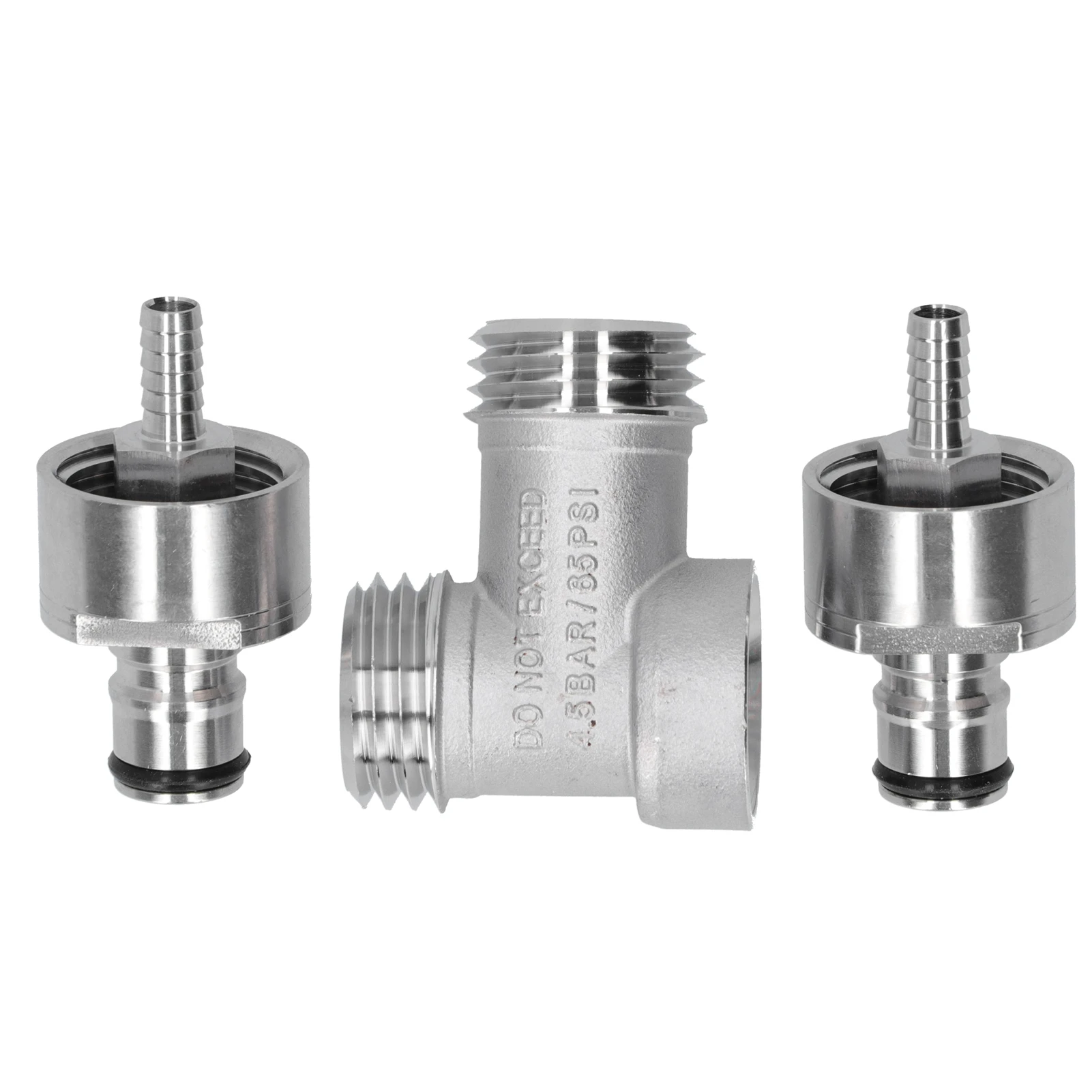Brewing Converter Easy To Install Reusable PCO 1881 Standard Thread Stainless Steel Brewing Adapter Sturdy for PET Bottle