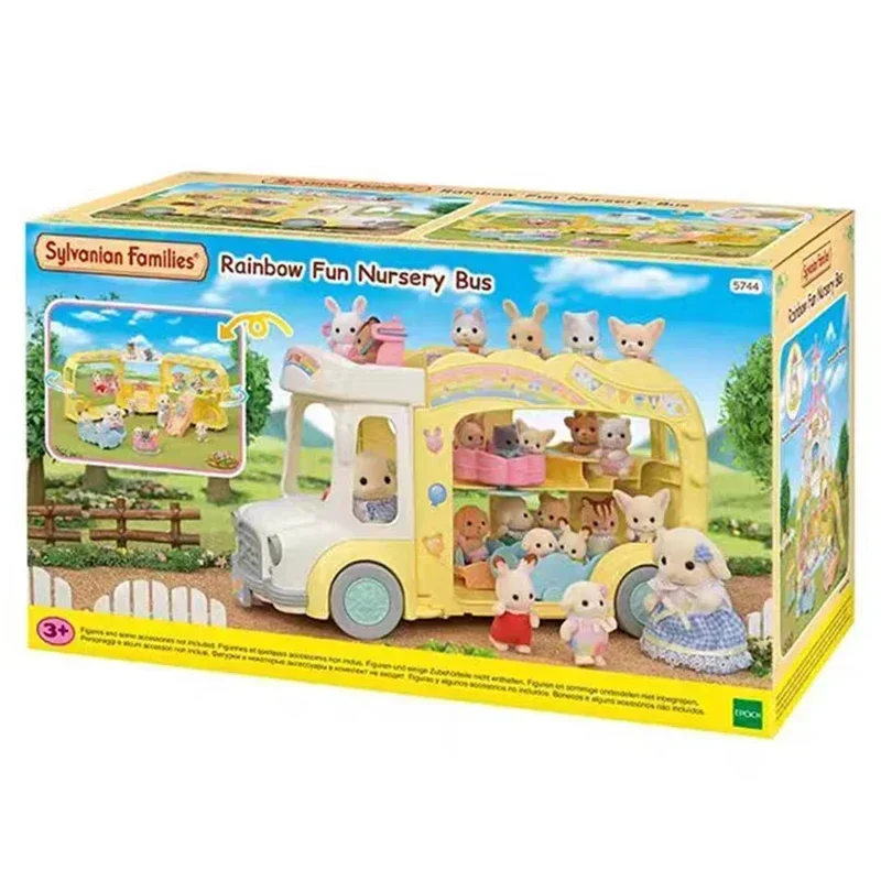 Original Sylvanian Families Fashion Play Set Princess Dress Up Rainbow Fun Nursery Ternurines Kawaii Collection Birthday Gift 4