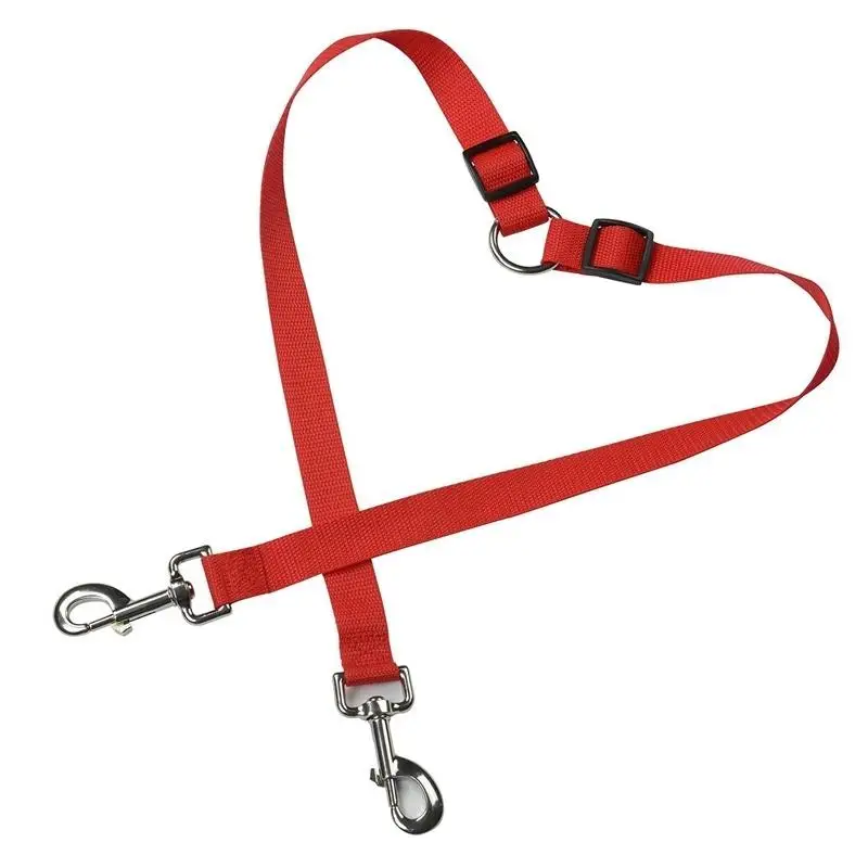 No Tangle Dog Leash Coupler Double Dog Leash Tangle Adjustable Splitter