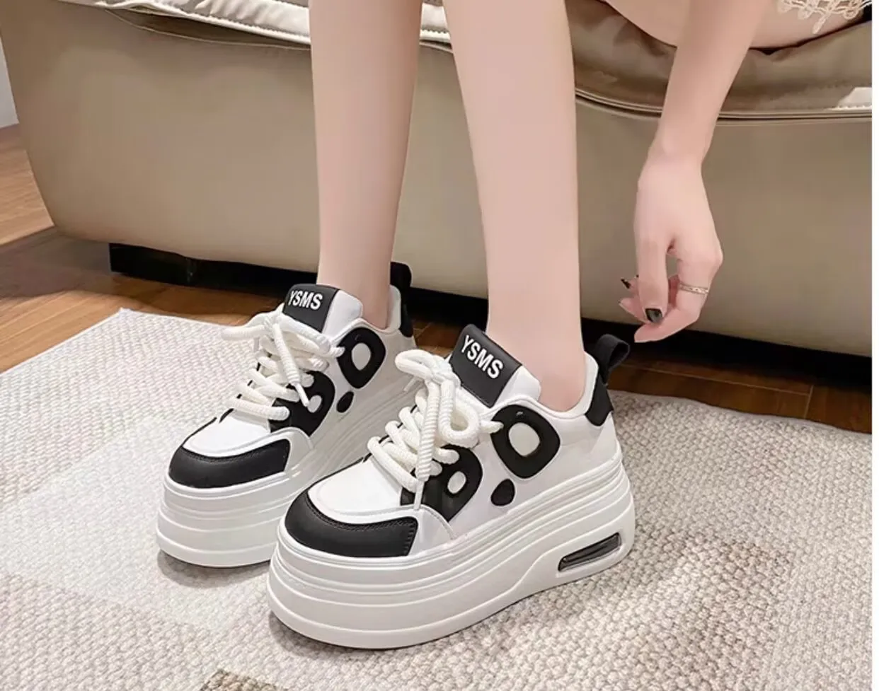 Chic Platform Sneakers for Women - Trendy, Comfortable and Stylish - true deals club
