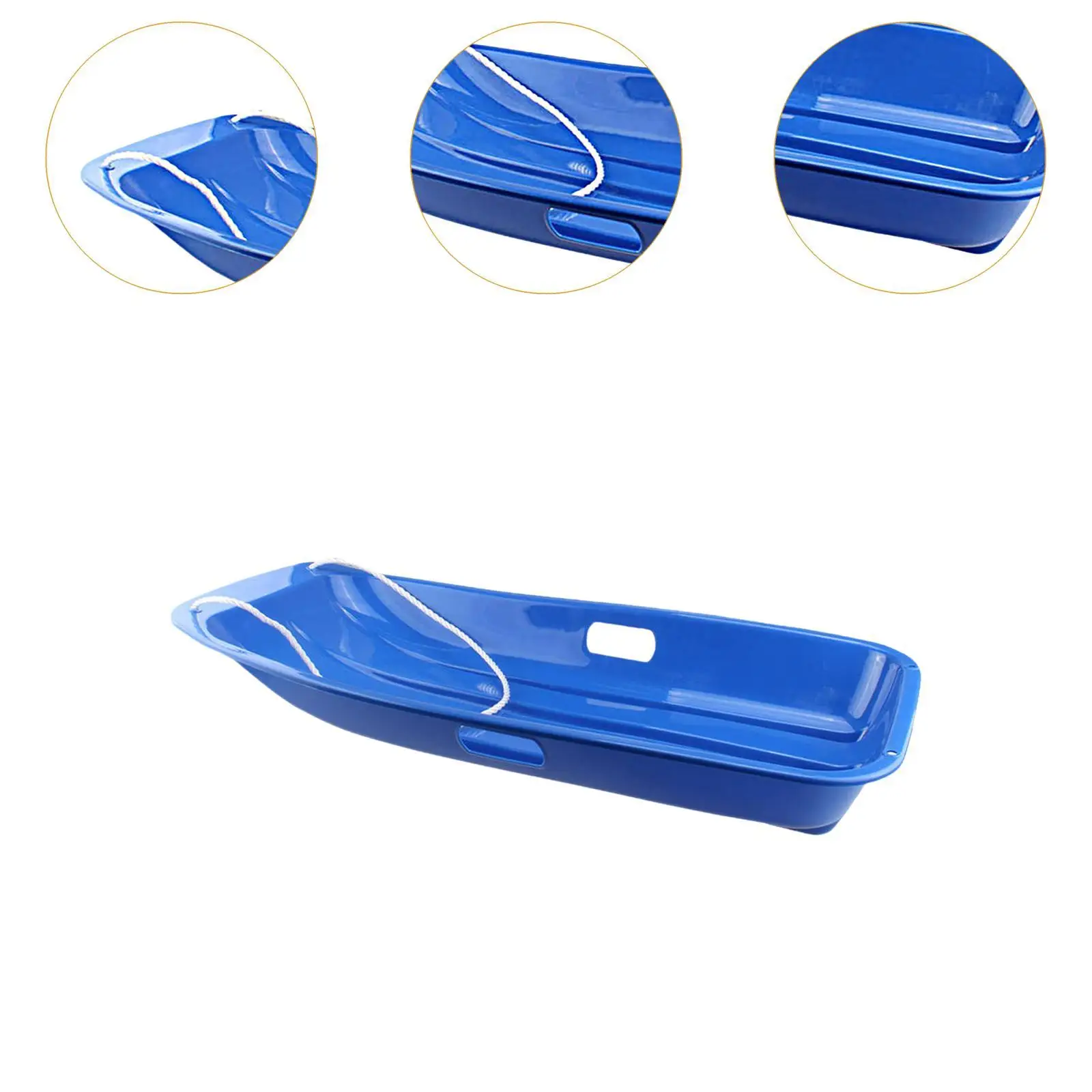 Winter Snow Sled for Adults Toboggan Multifunction Snow Toy Sandboard Sled for Lawn Holiday Garden Outdoor Activities