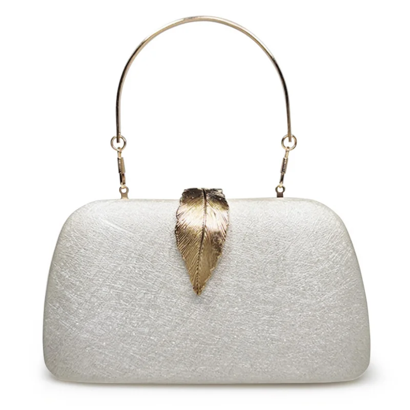 Elegant Evening Clutch Bag Black Party Cocktail Wedding Handbag for Women High Quality Prom Clutches with Chain Strap