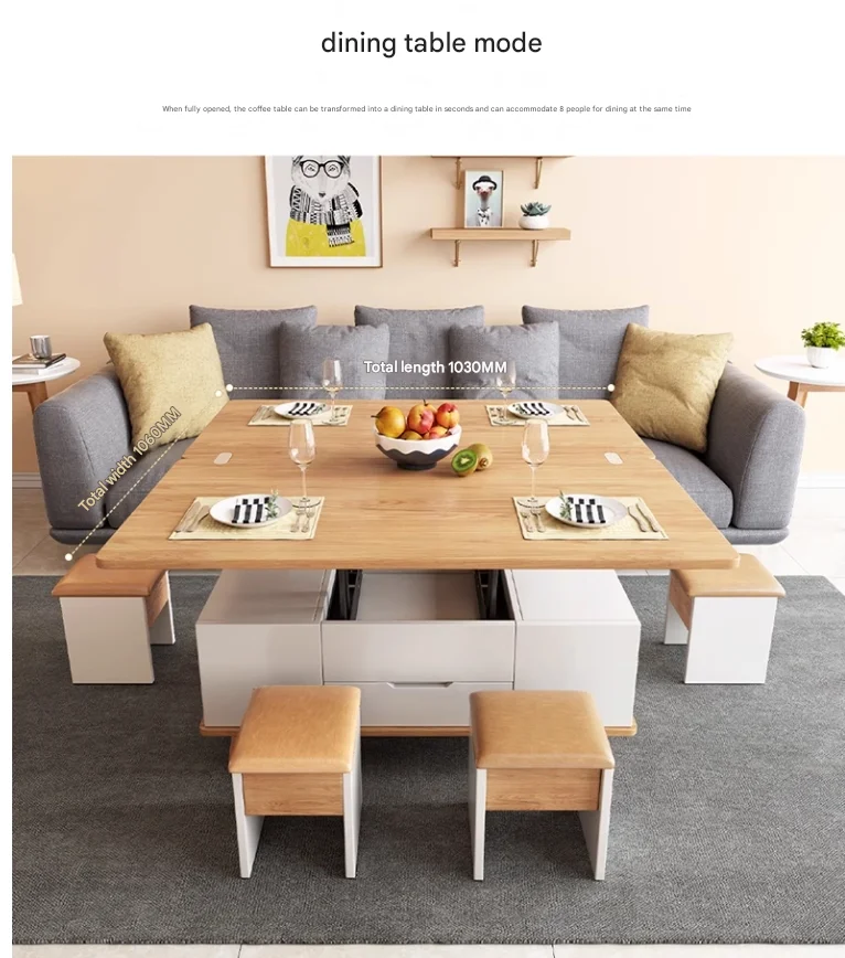 Unique Italian Coffee Table Modern Cheap Designer Accessories Coffee Table Aesthetic Drawers Wooden Couchtisch Salon Furniture