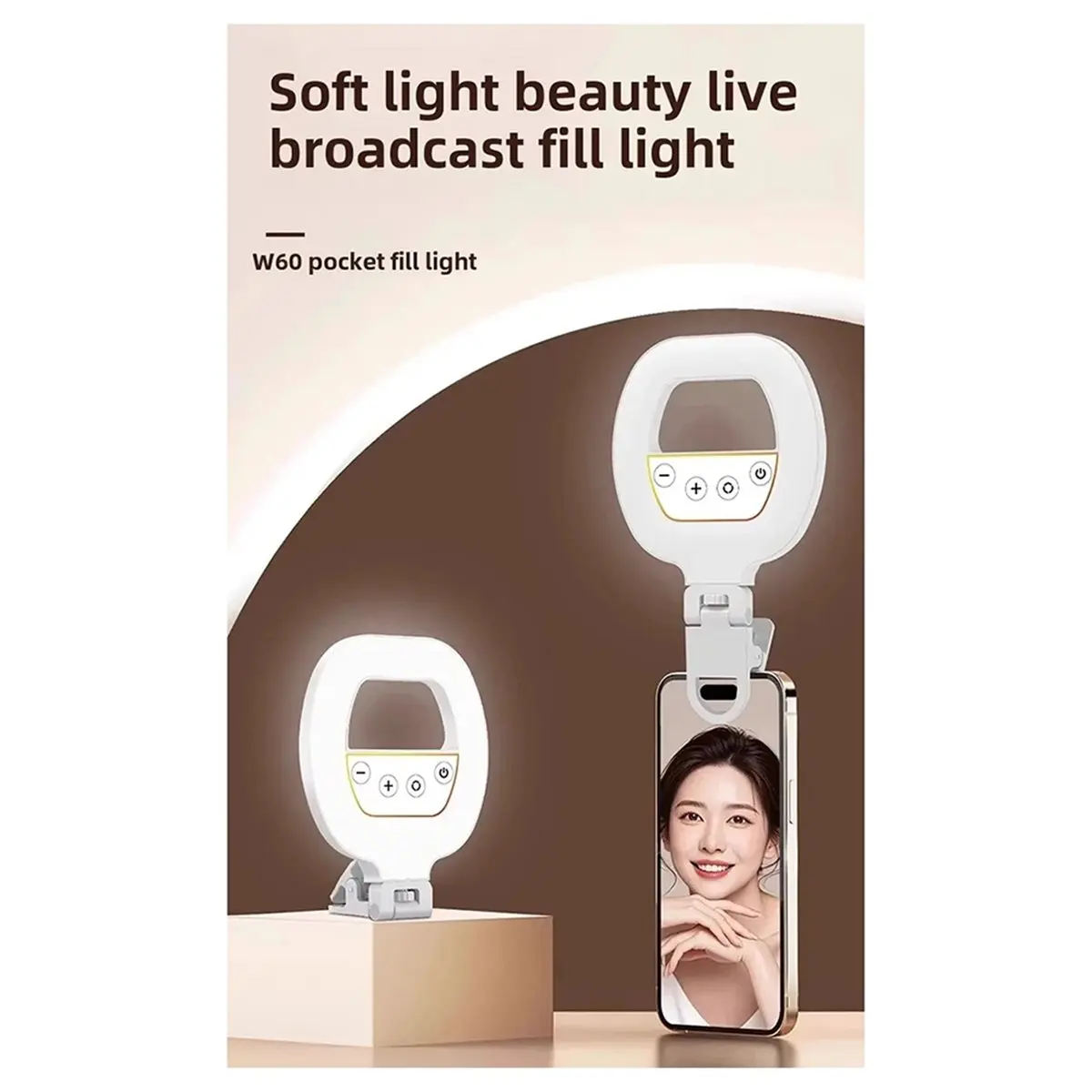 A10R 휴대폰 필 라이트 휴대용 셀카 뷰티 라이트 충전식 링 셀카 RGB 라이트 블루투스 셀카 리모컨 포함