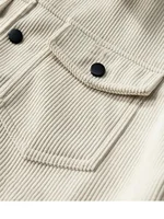 La nouvelle veste d'automne en velours côtelé pour hommes avec un revers, un manteau ample tendance de style japonais, 2025 5