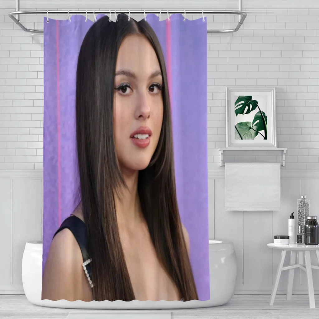

Olivia-Rodrigo Shower Curtain for Bathroom Aesthetic Room Decoration