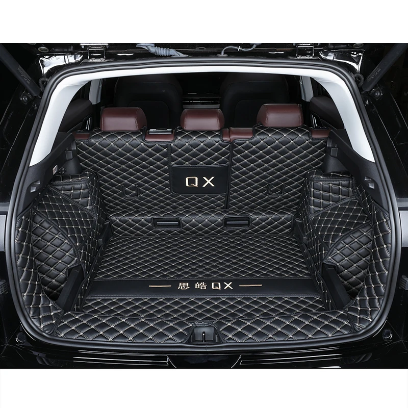 

For Sehol QX Leather Car Trunk Mat Cargo Liner 2022 2023 2024 2025 Rug Cover Carpet Boot Luggage Seat Accessories