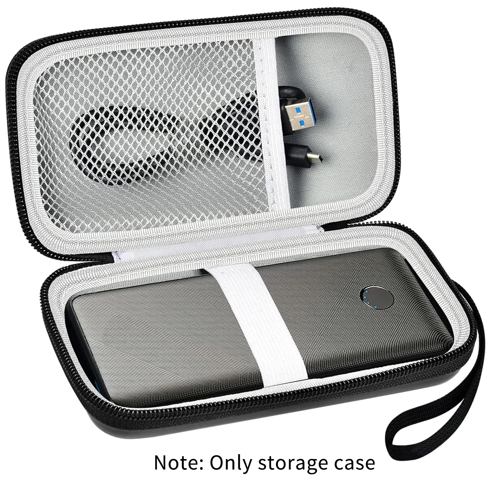 Case Compatible Anker 313 Power Bank PowerCore Slim 10K 10000mAh Battery Pack Portable Charger Storage Holder Bag