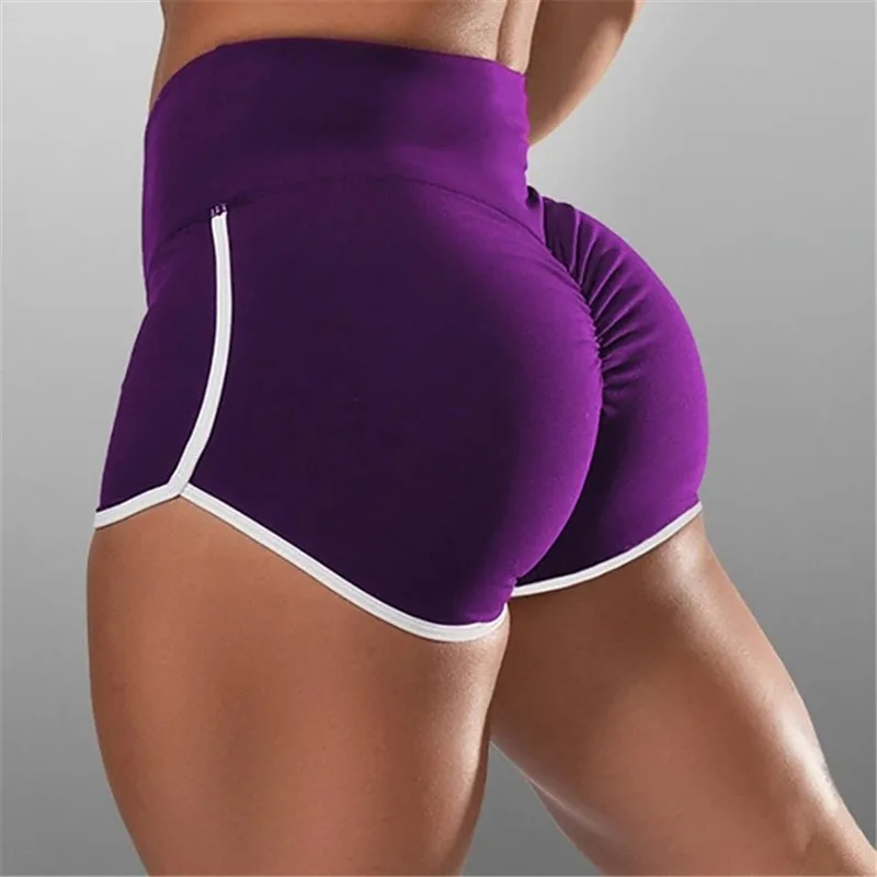 Women Summer Shorts for Sports Fitness Gym Skinny Slim Shorts Causal Yoga Shorts Low Waist Stretchy Short Pants Gym Clothing 5
