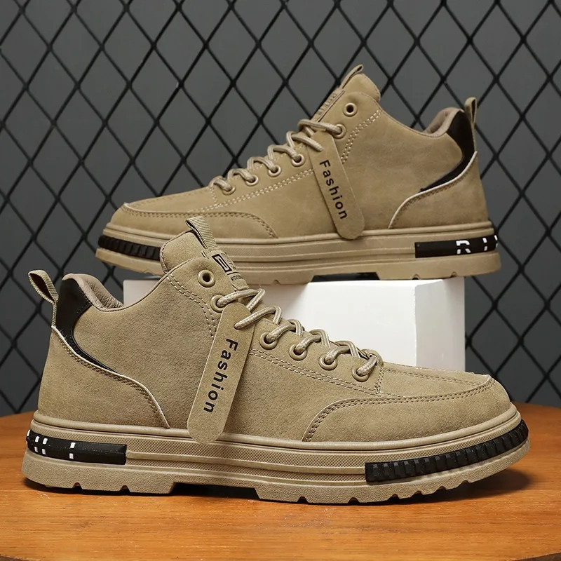 

Brand Men Shoes PU Leather Casual Shoes Fashion Comfortable Sneakers Designer Walking Shoes for Men Safety Shoe Tenis Masculino