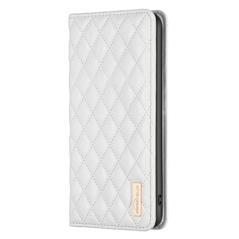 Stylish Solid Color Leather Wallet Phone Cover with Magnetic Closure