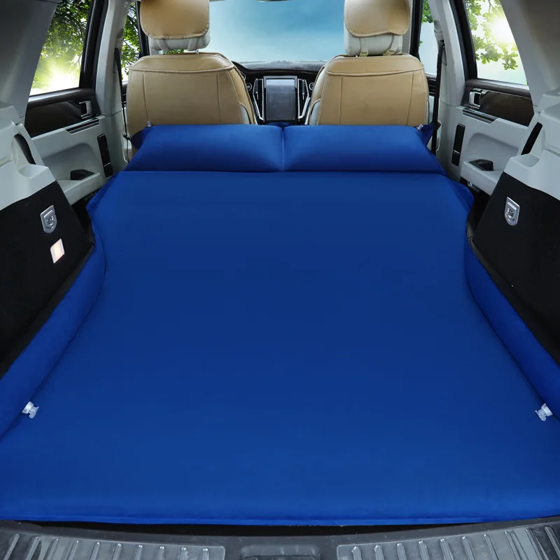 Car Travel Bed Cushion Inflatable Pillow Automatic Air Matting SUV Rear Row Special Car Bed Non-Inflatable Trunk Camp Mattress