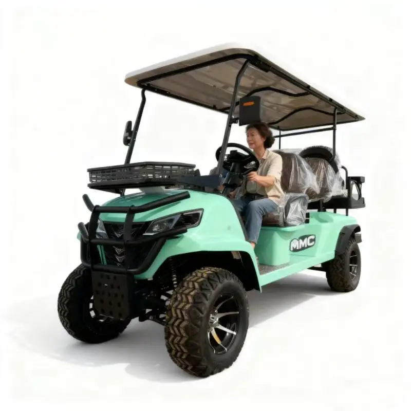 New low price 4 seater electric golf cart 48V lithium battery golf cart fast delivery - Image 3