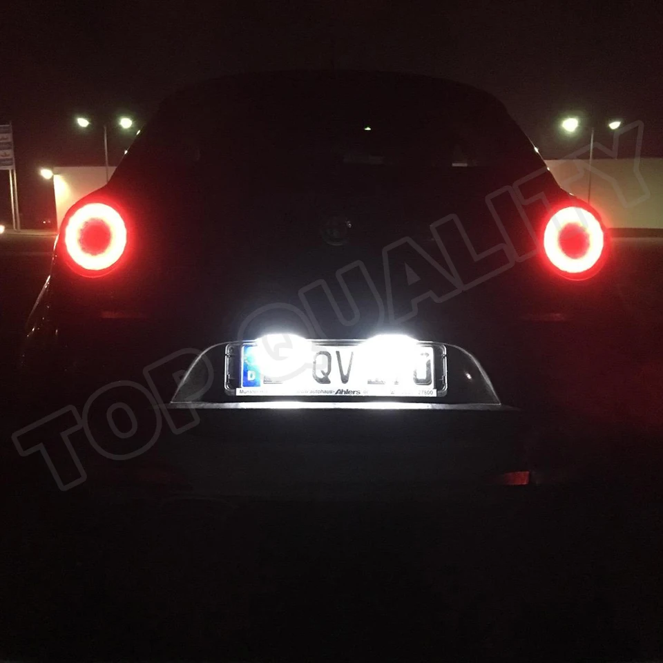Recambo Illuminazione per ingresso a LED con omologazione E, Plug & Play, Canbus, senza errori, illuminazione SMD, compatibile con Alfa Romeo Mito anno di costruzione 20082018, Stelvio anno di