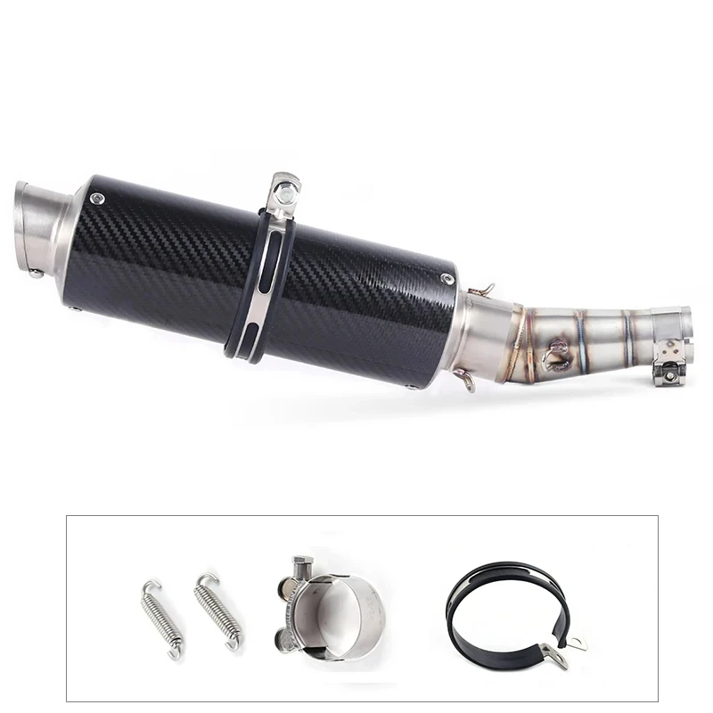 Motorcycle Exhaust Middle Pipe Slip On For Kawasaki Z250 2008-2015 Ninja 300 2013-2016 Ninja 250R 2008-2012 Ninja250R Ninja300 - Image 3