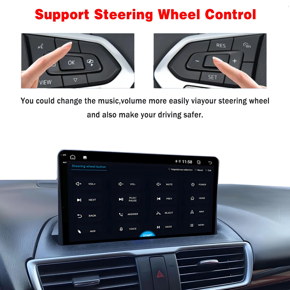 Android16 QLED 2000*1200P para Mazda 3 Axela BM 2013-2017, Reproductor Multimedia con Navegación GPS, CarPlay Inalámbrico, WiFi, Sistemas para Automóviles 5