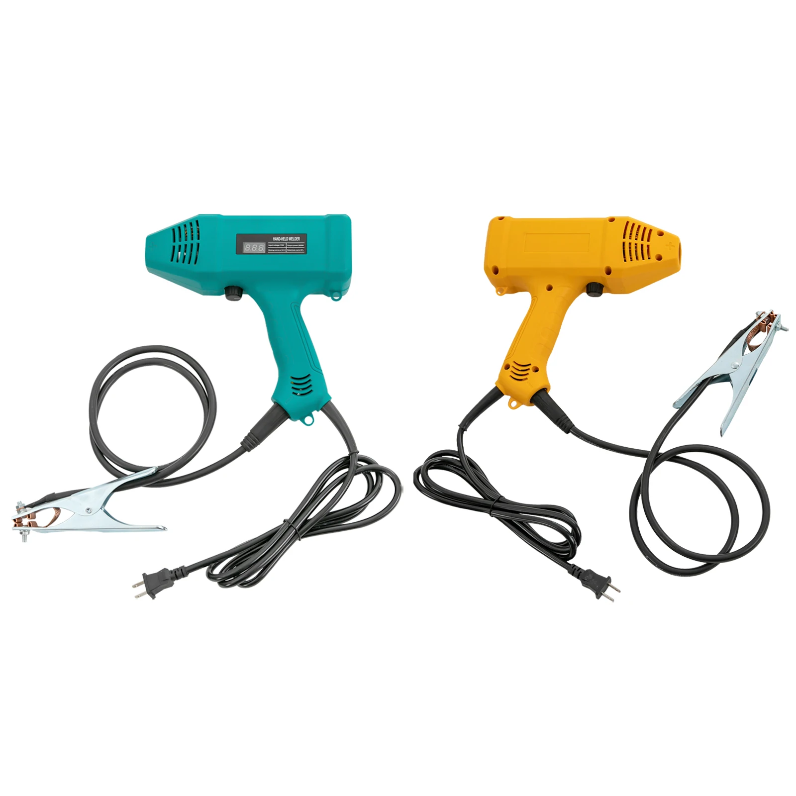 110V 3000W Handheld  Digital Stick Welder Portable Welding Machine with Long Wires and Ergonomic Handle Blue/Orange 3