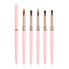 5Pcs Gradient Nail Art Brush For Manicure Salon Tool Professional Painting Drawing UV Gel Extension Pen Nail Polish Nail Brushes 1