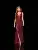 Shoulder V-neck waist pleated sequin slit fishtail skirt Evening gown Ball dress Party dress Bridesmaid dress