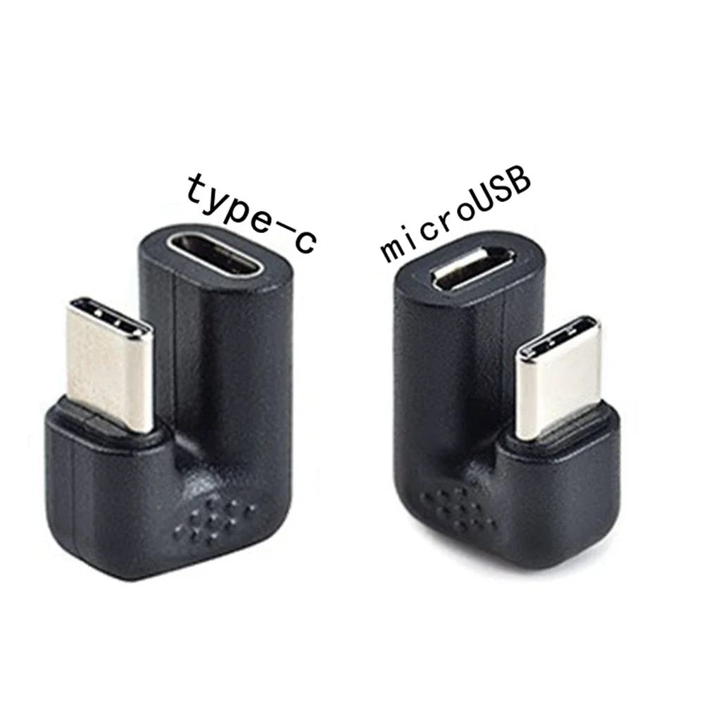 

Adaptor U-shaped curved head type-C male to female micro USB female stuttering chicken charging mobile tablet data cable protect