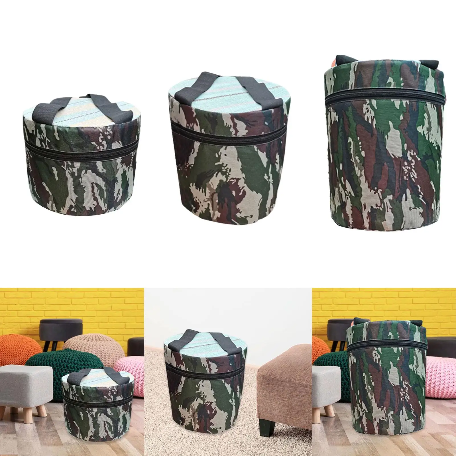 Portable Garden Stool Foam Gardening Stool with Strap Outdoor Footrest Soft