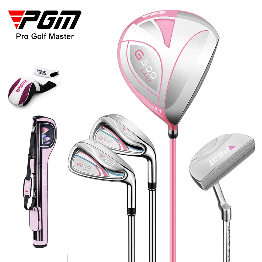 PGM Women 4pcs Golf Club Set Titanium Alloy Carbon 1/7/S/PT Wood Driver Iron  Putter with Lady Golf Bag Head Cover L Hardness - AliExpress