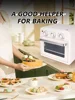 Household Mini Oven 1200W Multifunctional Intelligent Timing Temperature Control Visible Air Fryer Electric Oven Oilless Cooker 5