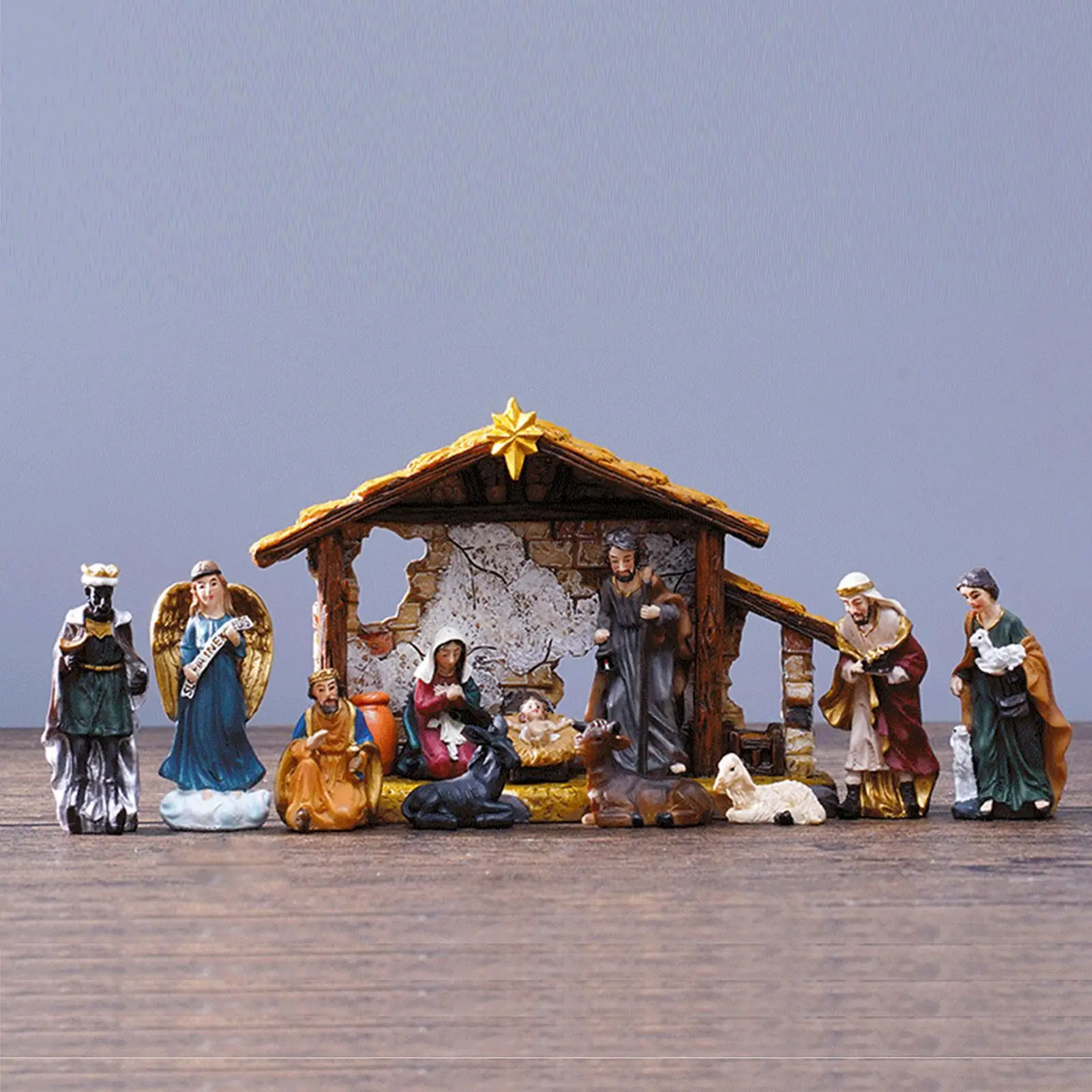 Resin Christmas Nativity Set 5