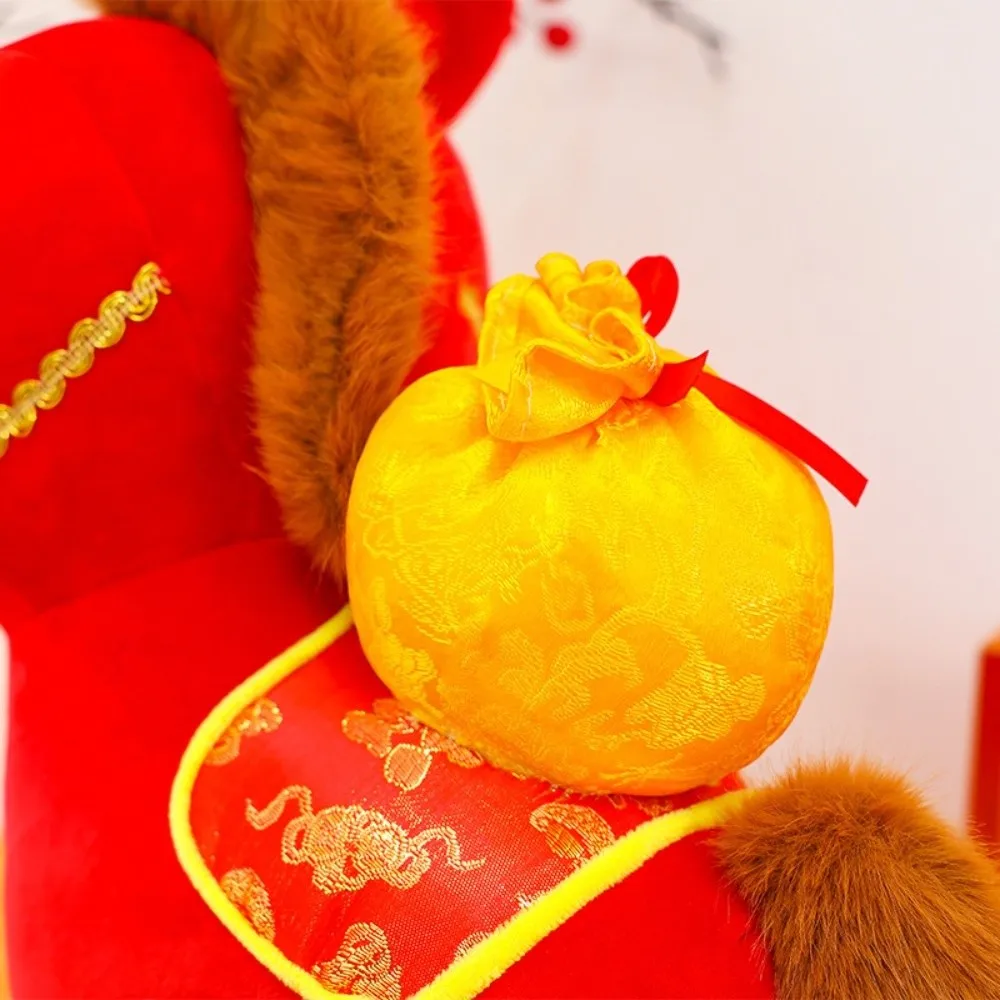 Plush Toys Mascot Dolls Horse Plush Doll Cute Good Luck Stuffed Horse Toy Kawaii Creative Zodiac Pony Figurine Year of Horse