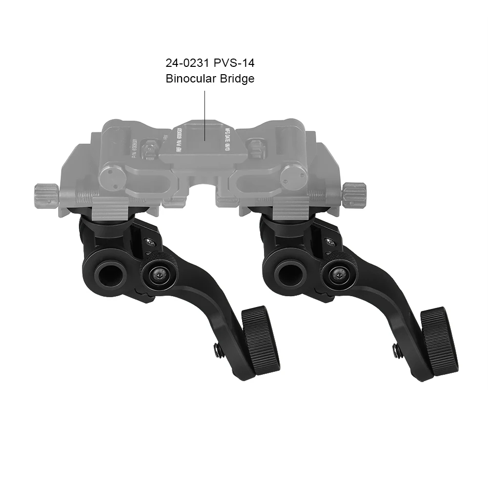 NVG Bracket Tactical Metal J Arm NVG Mount Helmet Bracket Adapter for Hunting Airsoft Pvs 14 Night Vision Goggles Dovetail J Arm gz240245