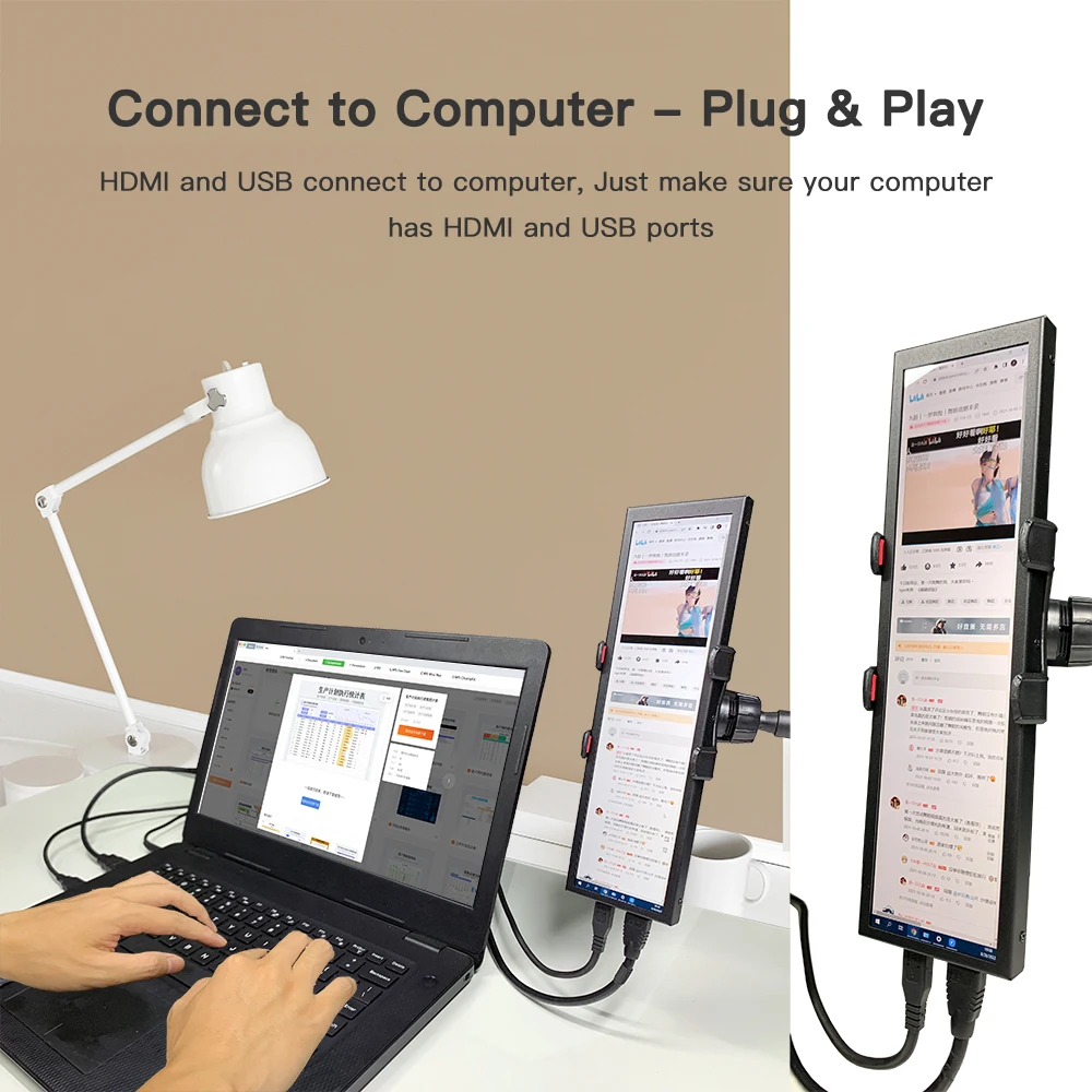 LESOEN 8.8 ġ  ġ ũ , ̴ HDMI LCD  ÷, ̽ , 1920x480 IPS , ̹ Ʈ ȣȯ