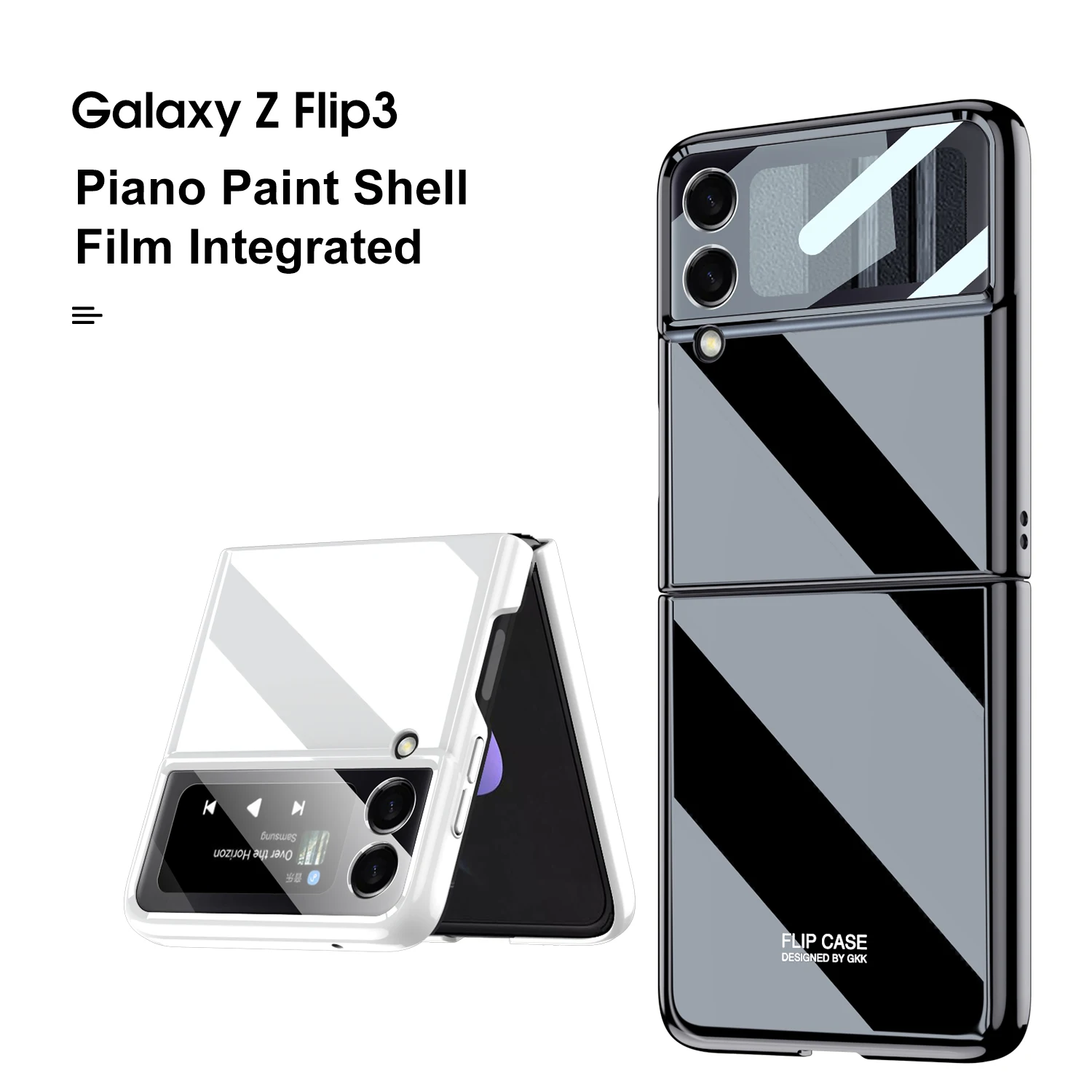 Z Flip 3 Case For Samsung Galaxy Z Flip 3 Flip3 ZFlip3 5G SM-F711B Protect Cases Funads ZFilp 3 Bumper Phone Back Cover Shell