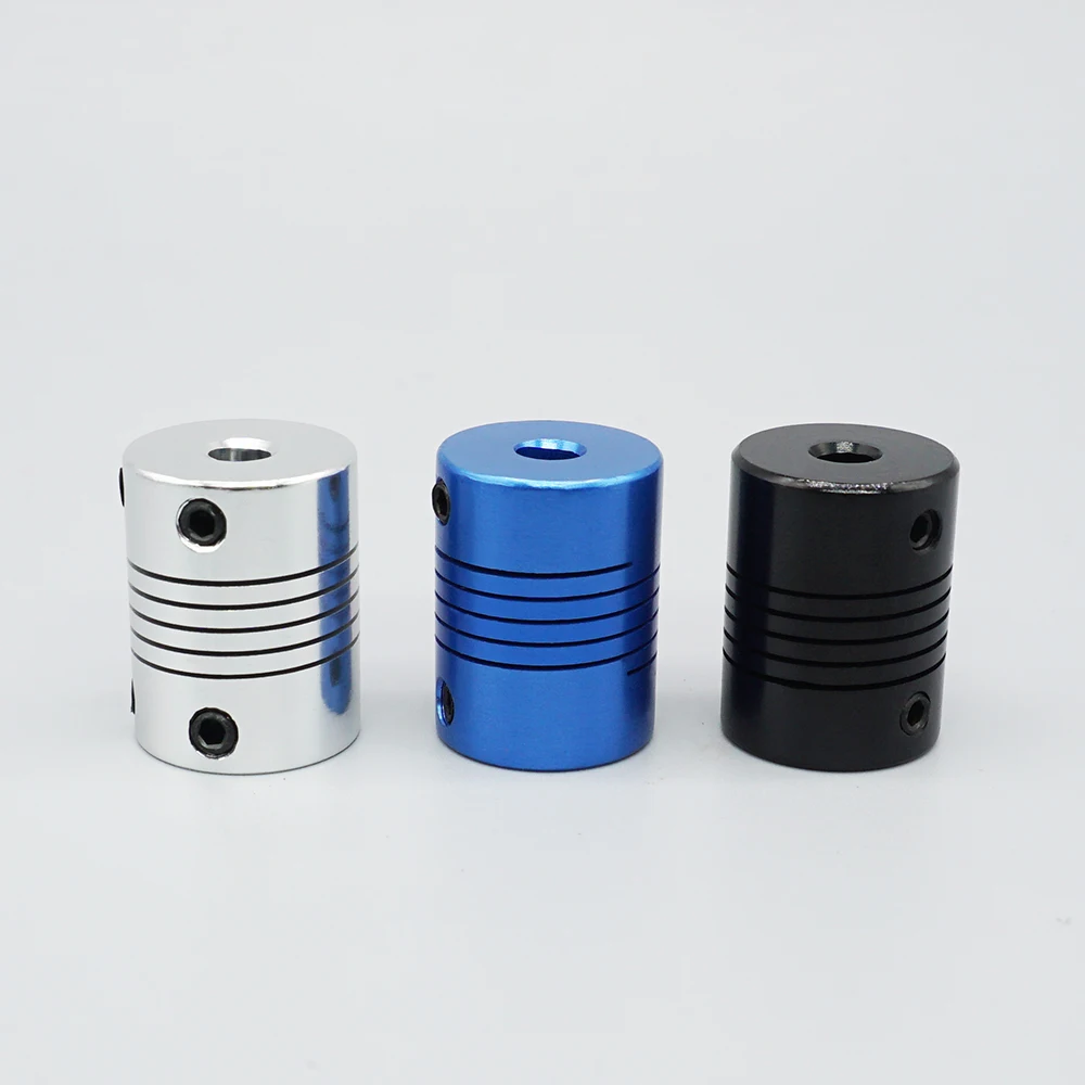 Impressora Pcs 3d 58 mm Elástico Acoplamento do Motor de Passo t8 Chumbo Parafuso Conector 5x8x25 Milímetros Flexível Acoplador do Eixo Peças da - Imagem 5