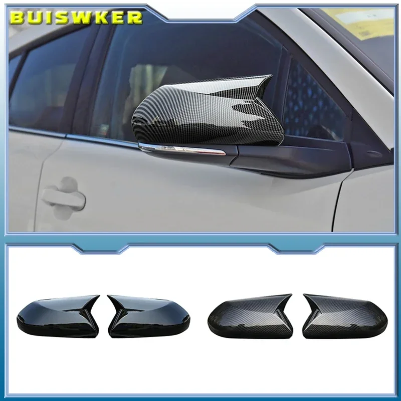 

Car Side Door Rearview Mirror Cover ABS Carbon Fiber For Toyota C-HR CHR 2018 2019 2020 2021 2022