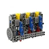 NEW 236PCS Parts MOC Customed Pneumatic Engine 3 In-line Building Blocks LPE3i Model Technical Bricks DIY Toys Creative Gifts 2