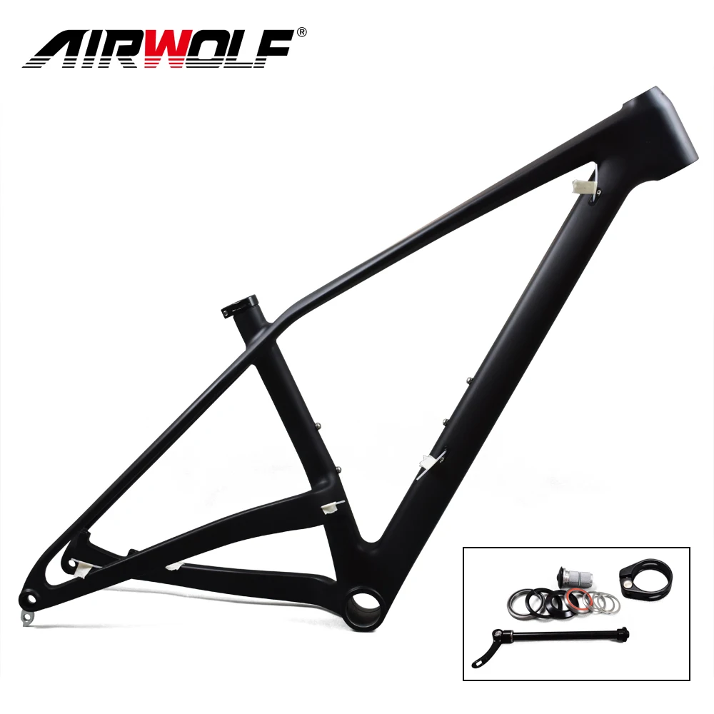 Airwolf Boost Carbon Mtb Frame 29Er O 27.5Er Hardtail Staffa Inferiore Pf30 Ciclismo Mountain Bike Frameset 15.5 17 18 20.5 Pollici