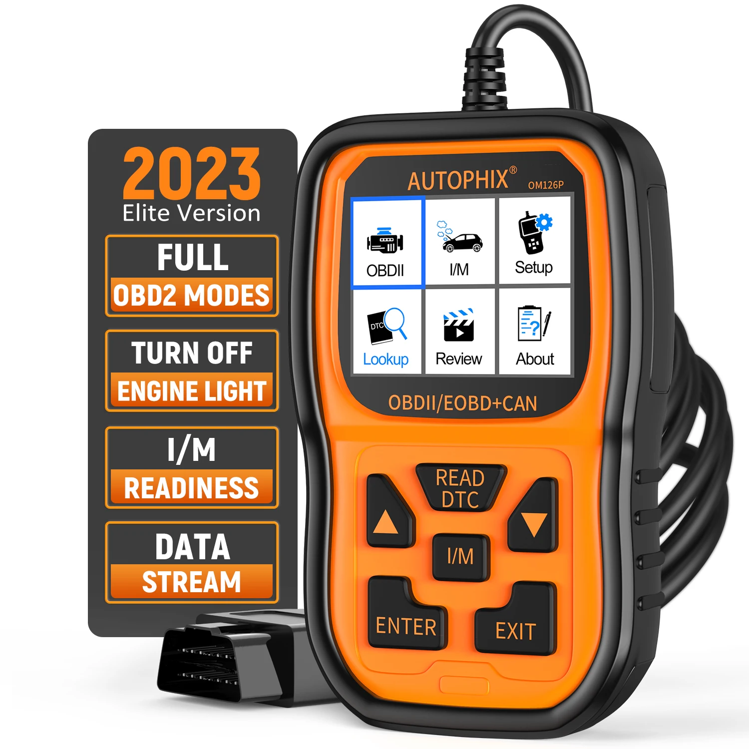 AUTOPHIXOBD2ScannerEnhancedOM126PAutoCarDiagnosticToolCode