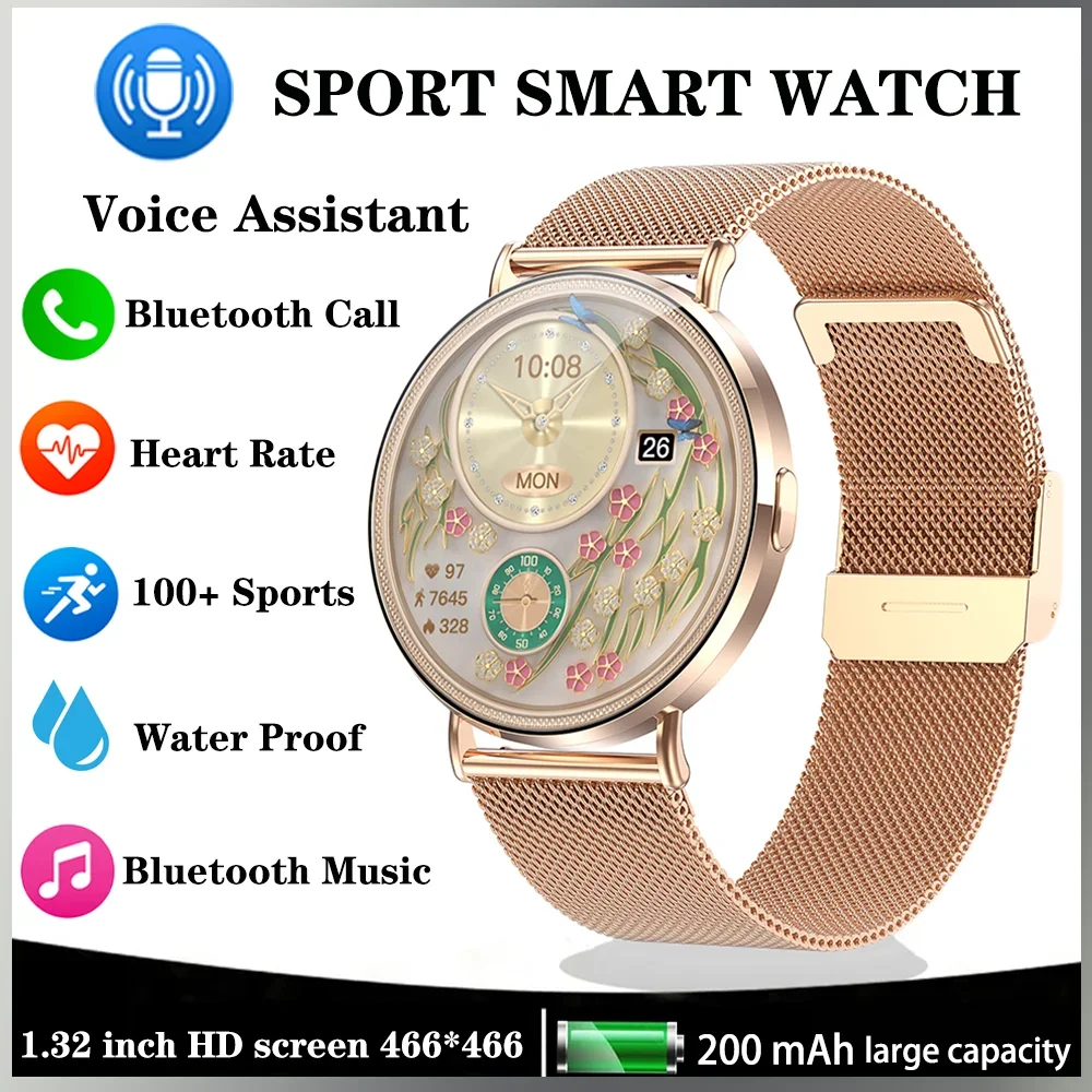 Xiaomi Mijia Smartwatch Women Bluetooth Call 3D Dynamic Dial