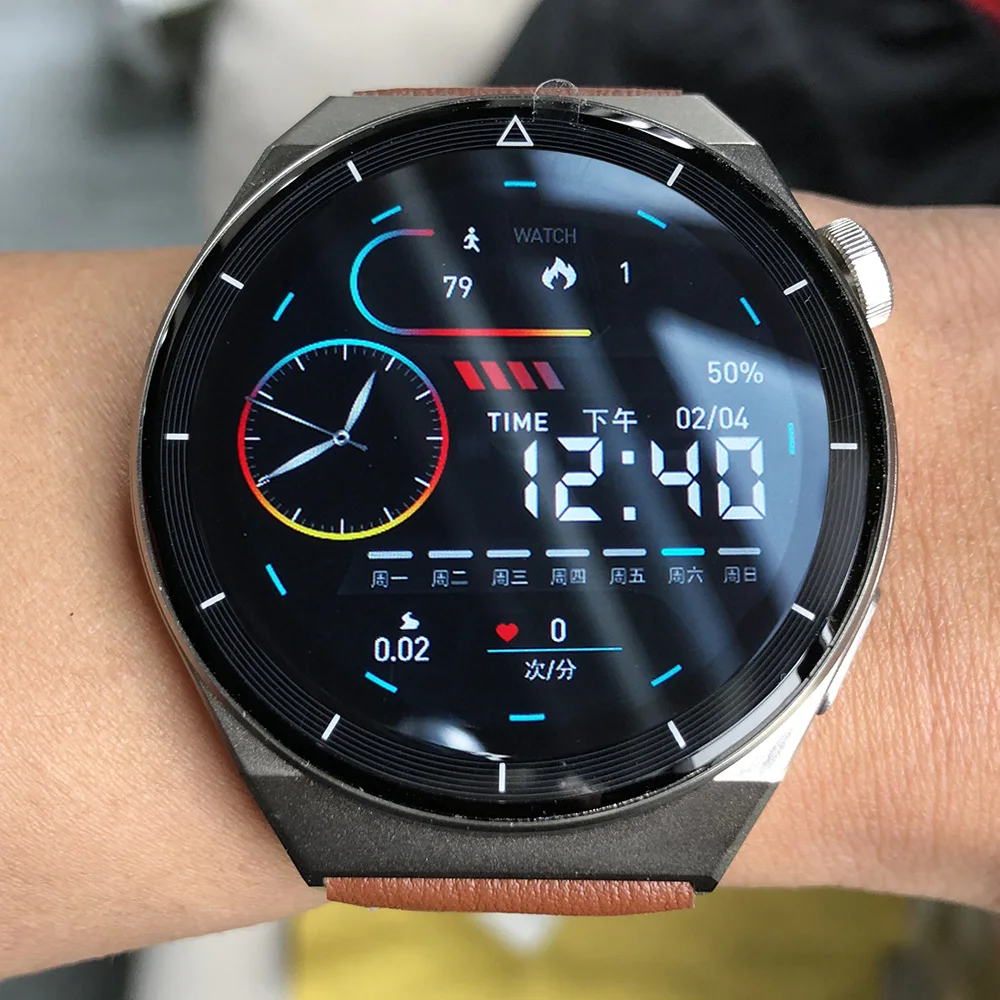 For Huawei Phone Smart Watch Men Sports AMOLED 400*400 Screen NFC