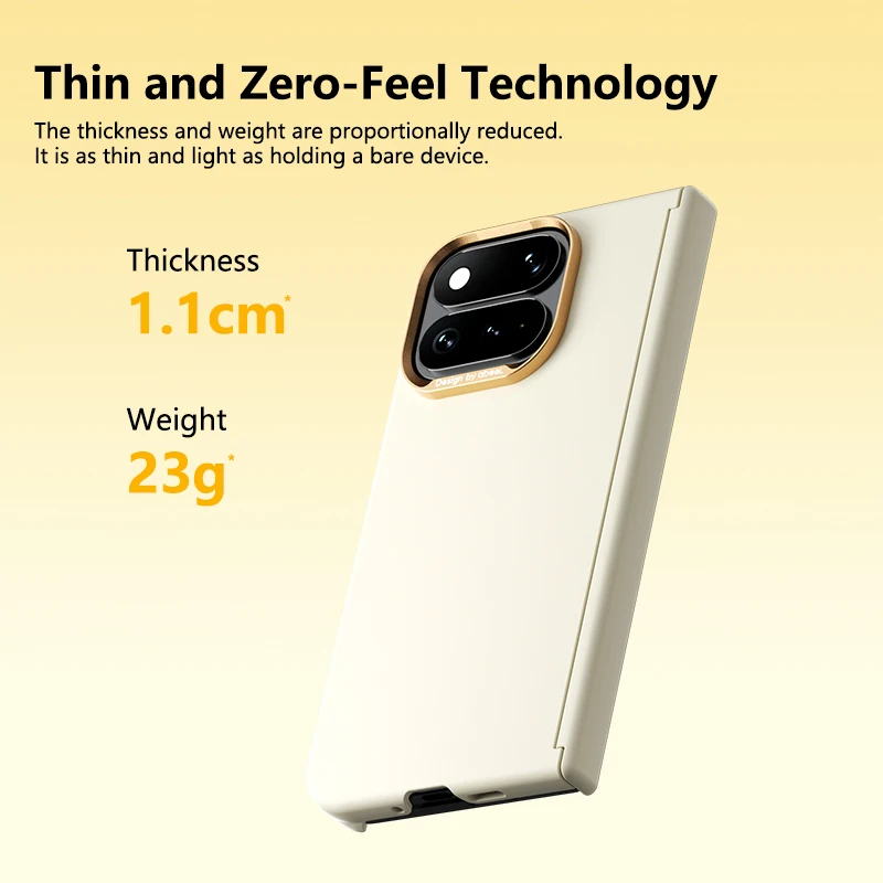 Elegant Skin Feel Hinge Protect Case with Magnetic Wireless Charging Compatibility