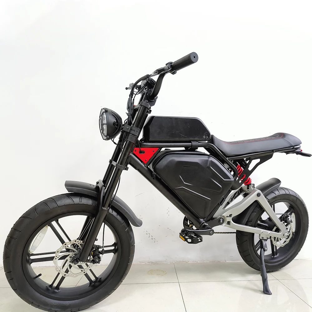 

SMLRO Vintage Style Fat Tire 48v Electric Bike 750W Ebike 10AH Lithium Battery Bicycle Rear Hub Motor Aluminum Alloy